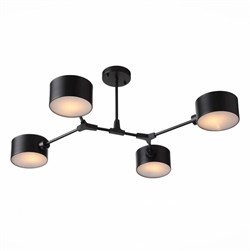 Evoluce SLE183402-04 светильник потолочный чёрный / чёрный E14 4*60W SLE183402-04 - фото 94871