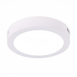 ST Luce ST112.532.12 Светильник настенно-потолочный Белый LED 1*12W 3000K 715Lm Ra80 120° IP20 D160xH28 90-265V ST112.532.12 - фото 95089