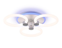 Ambrella Светильник светодиодный потолочный FA3838/3 WH белый 42W 3000K-6400K+RGB D458*80 (ПДУ РАДИО 2.4G) FA3838 - фото 95154