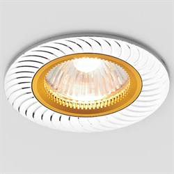 Ambrella Встраиваемый потолочный точечный светильник A720 AL/G алюминий/золото A720 AL/G - фото 95178