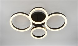 Светильник потолочный светодиодный Rivoli Flora 6191-201 LED 75Вт 3000-6000К чёрный с пультом Б0068425 - фото 95356