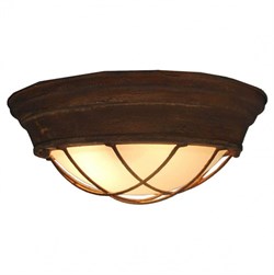 Lussole LOFT Металл Коричневый /  Стекло Светильник потолочный E27 40W LSP-8068 - фото 95401