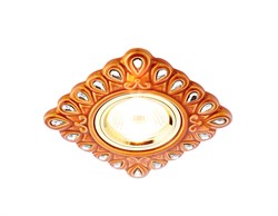 Ambrella Встраиваемый потолочный точечный светильник D5550 SB/CL бронза прозрачный керамика ЛАМПА 5вт в КОМПЛЕКТЕ D5550 SB/CL-A - фото 95421