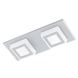 Eglo Светильник LED настенно-потолочный MASIANO, 2х3,3W (LED), 250х100, алюминий матовый/пластик, матовый 94506 - фото 95445