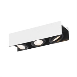 Eglo 39317 Светодиодный потолочный светильник VIDAGO, 3x5,4W(LED), белый/черный 39317 - фото 95887
