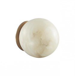 Odeon Light 6684/5CL L-VISION ODL24 203   Потолочный светильник латунь/металл/алебастр IP20 LED 5W 3000/4000 MARBELLA 6684/5CL - фото 95966