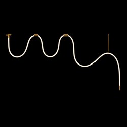 LOFT IT 10388B Brass Потолочный светильник Thread, шт 10388B Brass - фото 96023