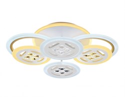 Ambrella Потолочный светодиодный светильник с пультом FA2951/6 WH белый 4200K/3000K+6400K/6400K+3000K 125W 550*405*150 (ПДУ ИК) FA2951 - фото 96097