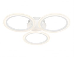 Ambrella Потолочный светодиодный светильник с пультом FA4052/3 WH белый 4200K/3000/6400K 51W D580*80 (ПДУ ИК) FA4052 - фото 96119