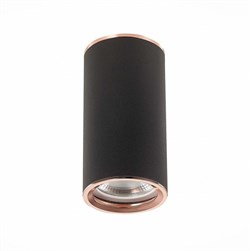 ST Luce ST111.427.01 Светильник потолочный Черный GU10 1*50W D54xH105 220V Без ламп ST111.427.01 - фото 96126