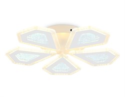 Ambrella Светильник потолочный светодиодный с пультом FA4030/5 WH белый 96W 3000K+6400K/4200K/6400K+3000K D470*80 (ПДУ ИК) FA4030 - фото 96268