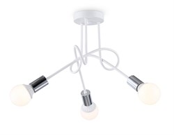 Ambrella Потолочный светильник в стиле лофт TR80414/3 WH/CH белый/хром E27/3 max 60W D670*370 TR80414 - фото 96271