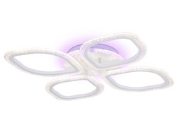 Ambrella Светильник потолочный светодиодный с пультом FA4501/4 WH белый 75W 3000K+BL/4200K+PU/3000K+6400K 500*500*75 (ПДУ ИК) FA4501 - фото 96415