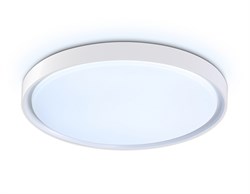Ambrella Потолочный светодиодный светильник FZ1246 WH белый IP54 12W 5000K D240*60 (Без ПДУ) FZ1246 - фото 96481