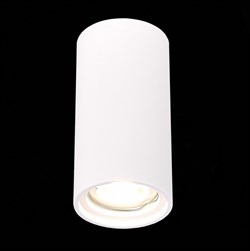 ST LUCE ST155.502.01 Светильник потолочный Белый GU10 1*50W IP20 D70xH140 180-240V В комплекте ST155.502.01 - фото 96505