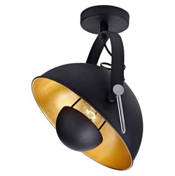 Lussole LOFT Металл Черный / оранжевый Металл Светильник потолочный E27 60W LSP-9825 - фото 96517