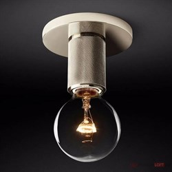 ImperiumLoft Потолочный светильник RH Utilitaire Socket Flushmount Silver 123678-22 - фото 96565