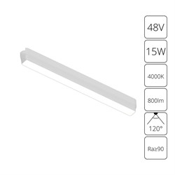 Arte Lamp A6168PL-1WH СВЕТИЛЬНИК ПОТОЛОЧНЫЙ RAPID 48В 15Вт 800лм 4000К 90+ 120° A6168PL-1WH - фото 96703