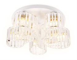 Ambrella Потолочный светильник TR5201/5 WH/CL белый/прозрачный E27/5 max 40W D500*180 TR5201 - фото 96786