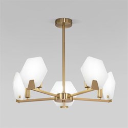 Eurosvet Marble 60158/5/ потолочный светильник/ латунь a065049 - фото 96820