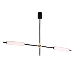 Lightstar 719027 Люстра PILONE LED 2x8W ЧЕРНЫЙ/БЕЛЫЙ 3000K 719027 - фото 96957