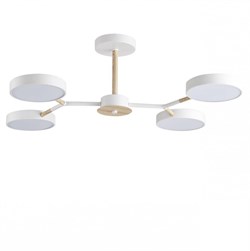 Lumion 5652/72CL LEDIO LN23 063 белый, дерево Люстра потолочная LED 72W 3000-6000K 3253Лм 220V BRAD 5652/72CL - фото 97146