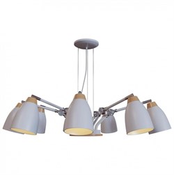 LOFT IT LOFT4402/9WH Люстра подвесная 9xE27 max 40W LOFT4402/9WH, шт LOFT4402/9WH - фото 97181