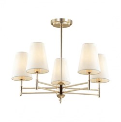 Lumion 4436/5C LN20 043 золотой, белый Люстра потолочная E14 5*40W 220V DORIS 4436/5C - фото 97203