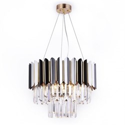 Ambrella Подвесная люстра с хрусталем TR5297/7 DCH/GD черный хром/золото E14/7 max 40W D500*780 TR5297 - фото 97246