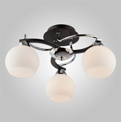 Eurosvet Люстра 9654/3 хром/венге 00000065862 - фото 97297