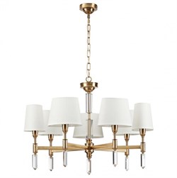 Odeon Light 4894/7 MODERN ODL_EX22 55 бронзовый/белый/ткань Люстра E14 7*40W LONDON 4894/7 - фото 97517