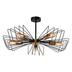 Люстра потолочная черный бронзовый LSP-8796 - фото 97609
