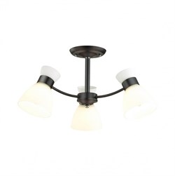 Lumion 4534/3C COMFI LN21 056 черный Люстра потолочная E27 3*60W 220V WILMA 4534/3C - фото 97805