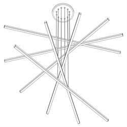 Citilux CL203761 Trent Черный Люстра CL203761 - фото 97922