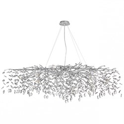 Odeon Light 4970/16 HALL ODL24 523 матов.серебристый/алюмин./хрусталь Люстра G9 16*40W DELICA 4970/16 - фото 98094