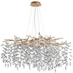 Odeon Light 4969/12 HALL ODL24 521 античн.бронза/алюмин./хрусталь Люстра G9 12*40W DELICA 4969/12 - фото 98188