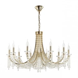 Odeon Light 5063/10 CLASSIC ODL24 537 золото/прозрачный/металл/хрусталь Люстра E14 10х40W CAPEL 5063/10 - фото 98260