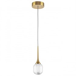 Lightstar 738011 Люстра ACRILE 7W LED 429LM 360G ЗОЛОТО 3000K 738011 - фото 98377