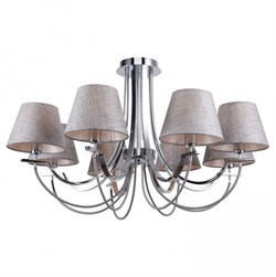 Lussole LGO Металл Хром /  Ткань Люстра E14 40W LSP-8090 - фото 98396