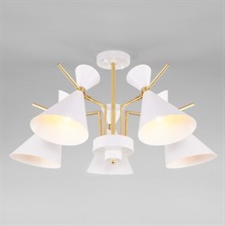 Eurosvet Потолочная люстра с поворотными рожками 70114/5 белый a047641 - фото 98408