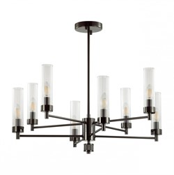 Lumion 5275/8C CLASSI LN23 черный хром Люстра потолочная E14 8*40W 220V KAMILLA 5275/8C - фото 98447