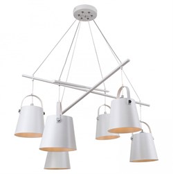 Lussole LGO Металл Белый /  Металл Люстра E14 40W LSP-8098 - фото 98490