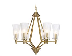 Ambrella Подвесная люстра TR3231/6 BS/FR латунь/белый матовый E14*6 max 40W D610*585 TR3231 - фото 98541