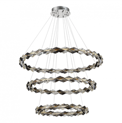 ST Luce SL6009.103.03 Люстра подвесная Золотистый/Прозрачно-Дымчатый LED 1*75W 3000K SL6009.103.03 - фото 98581