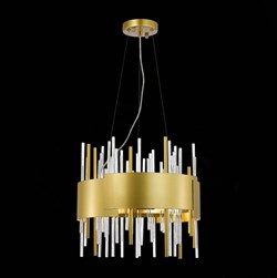 ST LUCE SL1633.203.08 Люстра подвесная Матовое золото/Матовое золото,Прозрачный E14 8*40W SL1633.203.08 - фото 98642