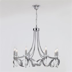 Eurosvet Подвесная люстра в классическом стиле 60064/8 хром 00000082091 - фото 98791