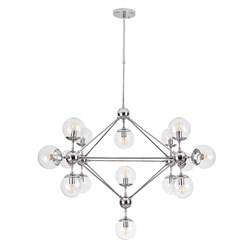 Arte Lamp A1664SP-15CC BOLLA Люстра на штанге, хром/прозрачный A1664SP-15CC - фото 98835