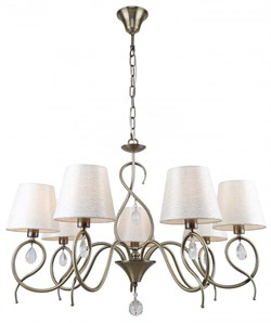 Rivoli Люстра Beatrix 2067-307 7 х Е14 40 Вт классика Б0055471 - фото 98868