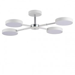 Lumion 5659/72CL LEDIO LN23 067 белый, хром Люстра потолочная LED 72W 3000-6000K 3902Лм 220V MIKA 5659/72CL - фото 98955