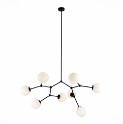 ST LUCE  SL1506.403.08 Люстра подвесная Черный/Белый E14 8*40W SL1506.403.08 - фото 99039